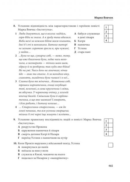 Українська література 9 клас. Хрестоматія + тести. - Зображення 6