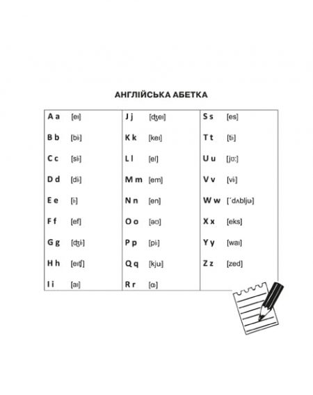 Словничок. Англійська мова 1400 слів (пустографка) 2019 - Зображення 2