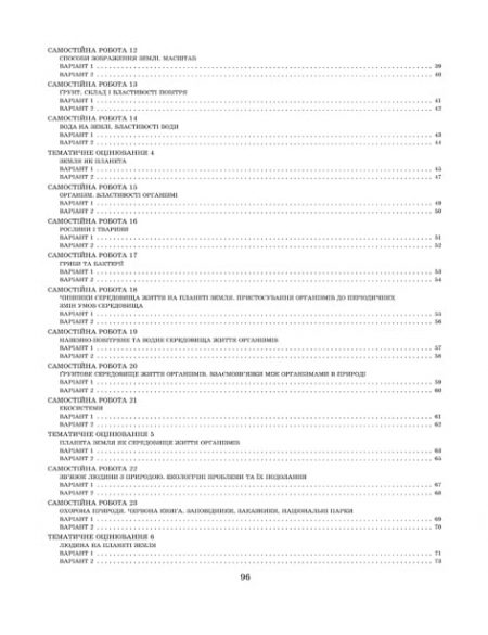 TК_Природа_5kl_УКР_стр_1_4_93_96_переодевание 8 Тест-контроль.Природознавство 5  кл.+ практичні роботи +календарні плани - Зображення 7