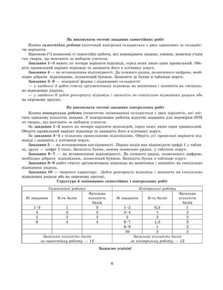 Тест-контроль Зарубіжна література 6 кл. - Зображення 4