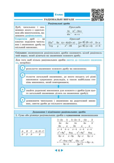 Інтерактивний довідник Алгебра. Геометрія 7-11кл + онлайн тести +Q код - Зображення 8
