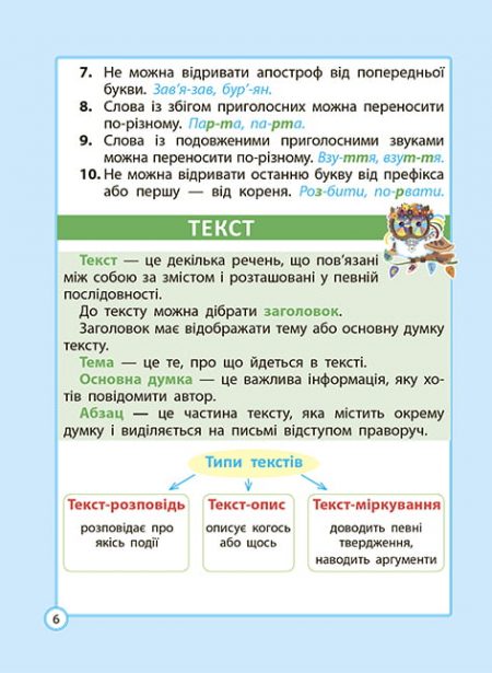 Шпаргалка_Укр мова_БЛОК-6 Діагностика на відмінно. Шпаргалка з  української мови. Початкова школа. - Зображення 8