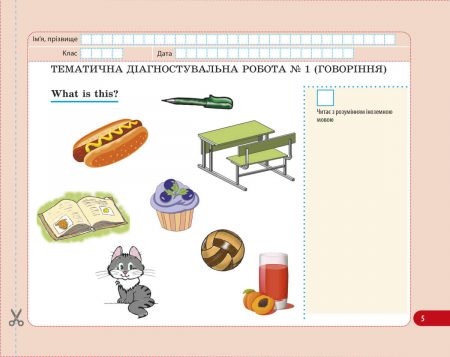 Діагностувальні роботи. Англійська мова 2 клас. - Зображення 5