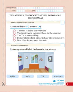 Діагностувальні роботи. Англійська мова 3 клас. - Зображення 9