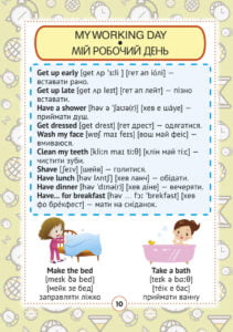 Англо-український візуальний словник в малюнках для початкової школи (с транслітерацією) - Зображення 12