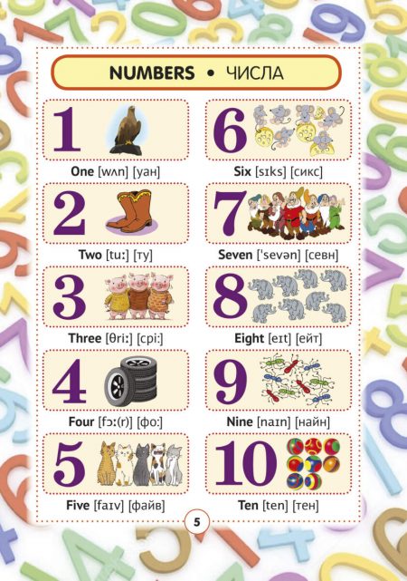 Англо-український візуальний словник в малюнках для початкової школи (с транслітерацією) - Зображення 7